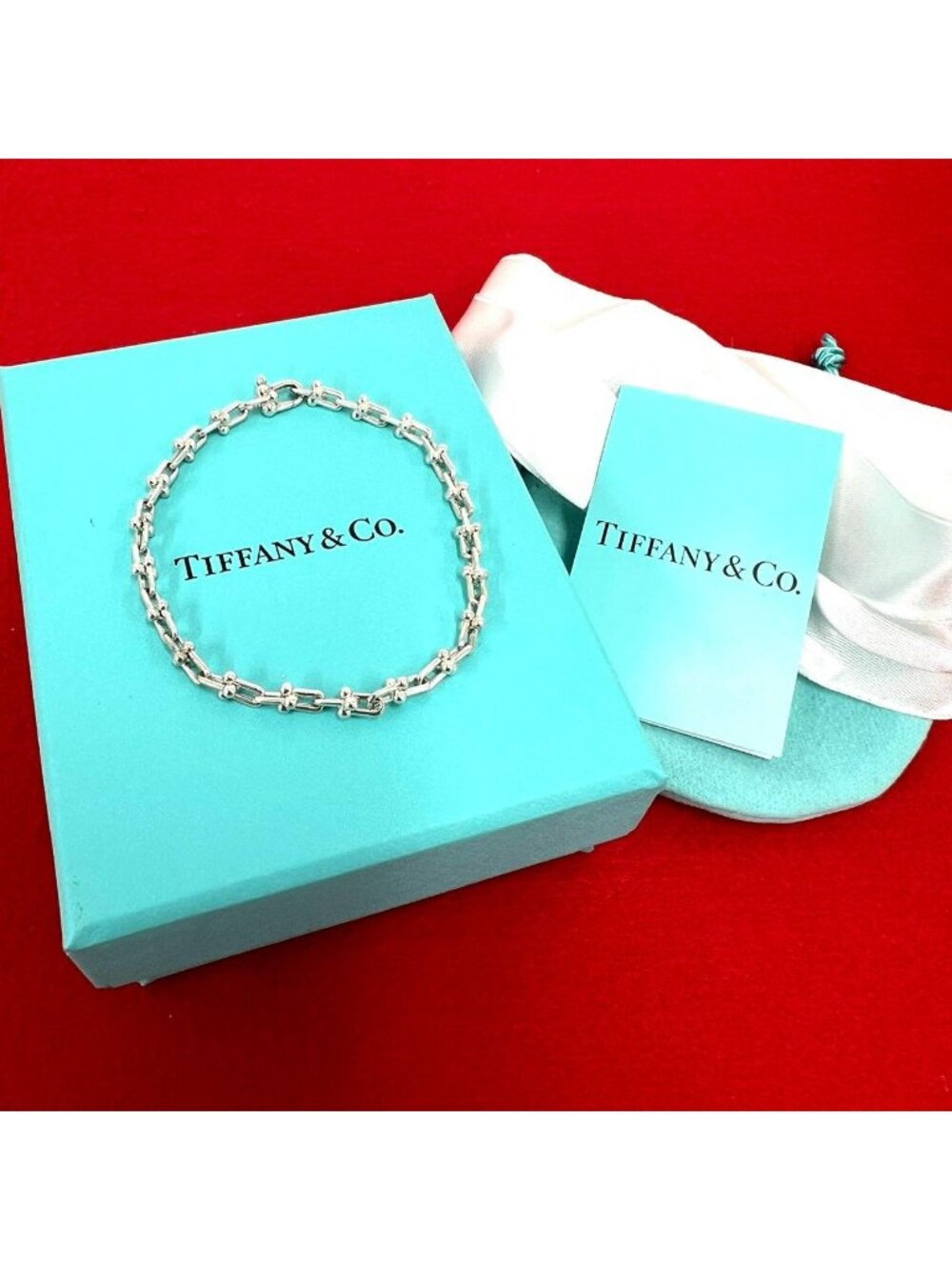 Tiffany & Co Vintage HardWear Microlink Bracelet 925 Sterling Silver
